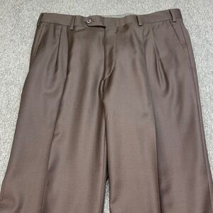 RAVAZZOLO Men's Pants‎ Luxurious Cashmere Wool Fabric Three Pleat Waist 34 x 31